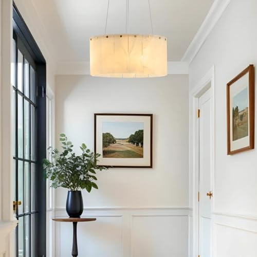 11.8" Small Alabaster Chandelier