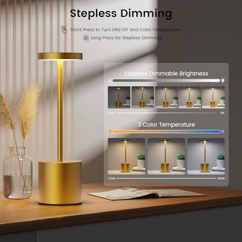 Cordless Table Lamp Rechargeable