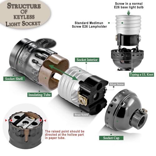 Keyless Lamp Socket (4 Count)