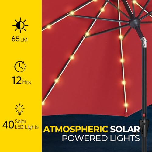 10FT Patio LED Umbrella with Light