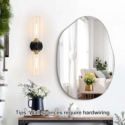 Black and Gold Wall Sconce