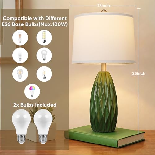Modern Resin Table Lamp Set of 2 (2 Count)