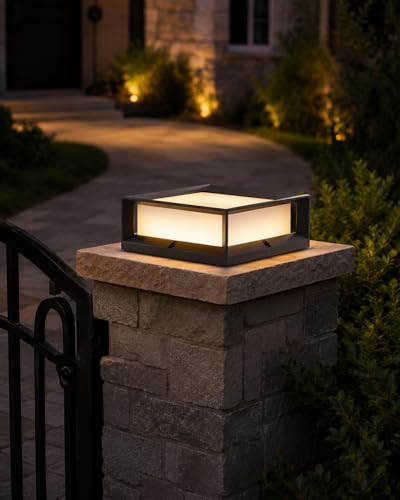 Outdoor Post Light 8.6" Hardwired LED 15W