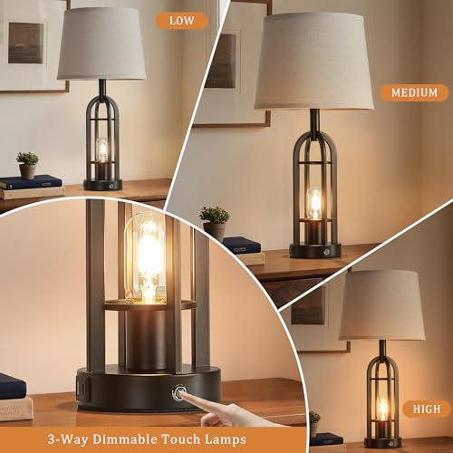 24" Table Lamps for Living Room Set of 2 (2 Count)