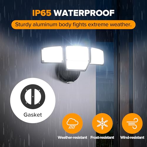 80W Dusk to Dawn Flood Lights Outdoor (2 Count)