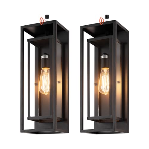 18" Dusk to Dawn Outdoor Wall Sconce (2 Count)
