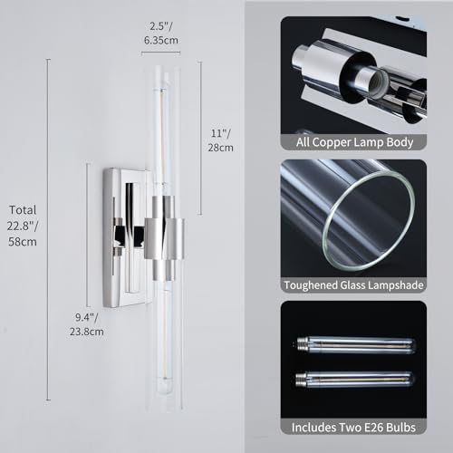 Bathroom Vanity Light Fixtures (2 Count)