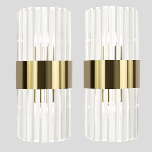 Modern Gold Wall Sconces Set of 2 (2 Count)