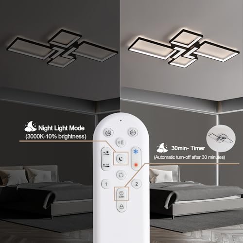Modern Ceiling Light 32'' 50W 3000K