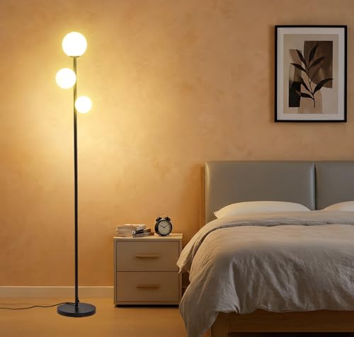3 Globe Mid Century Modern Floor Lamp
