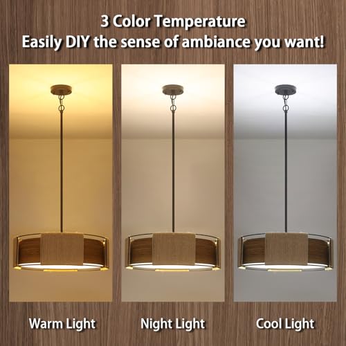 19.7'' Rattan Chandelier