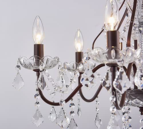 Saint Mossi 6 Light Crystal Chandelier Light Fixture Modern Chandelier Crystal Lighting