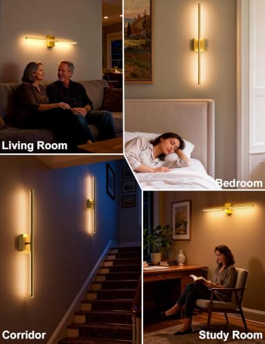Battery Operated Wall Sconces Set of 2 (2 Count)