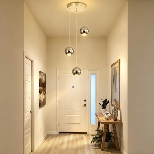 3 Light Modern Gold Pendant Light Hanging Light for Kitchen Island