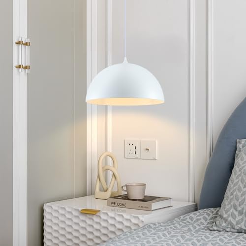 White Large Pendant Light 2 Packs (2 Count)