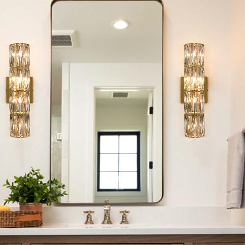 Gold Wall Sconce Modern Crystal Sconces Wall Lighting