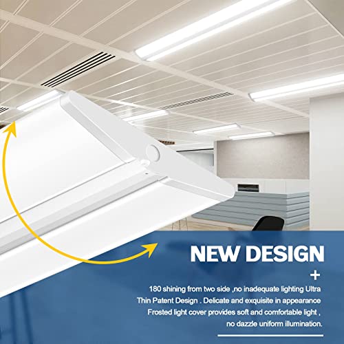 72W 4FT LED Wraparound Office Light (4 Count)