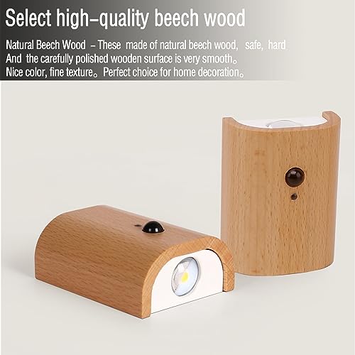1 Pack Wood Step Light with Motion Sensor