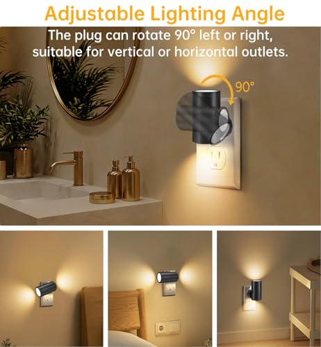 4 Pack LED Night Light Plug in (4 Count)