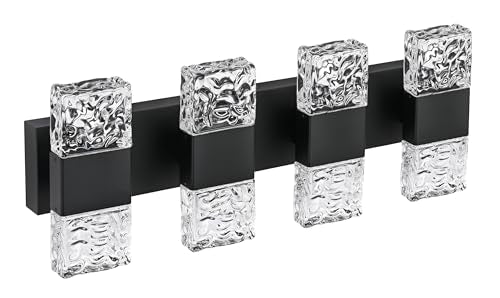 LED Bathroom Vanity Light 32W Crystal Vanity Light Bar 23.6 in