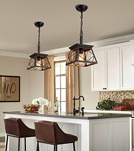 Farmhouse Hanging Pendant Light Fixture