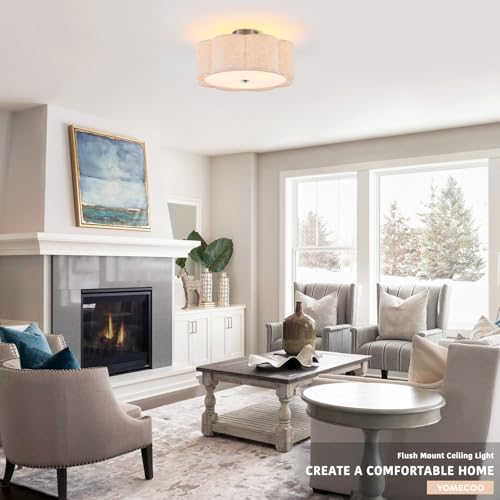 18" Large Semi Flush Mount Ceiling Light