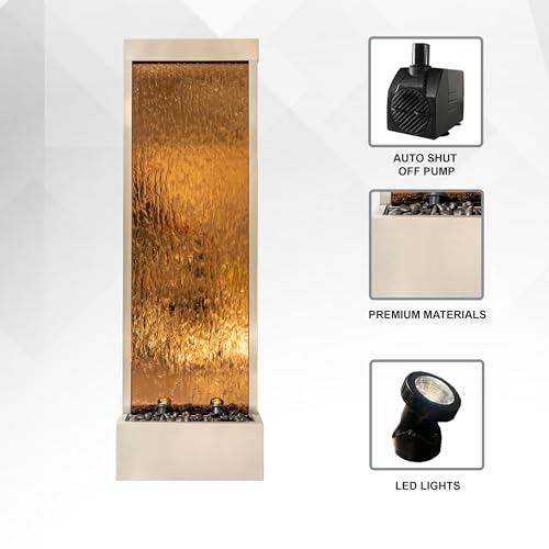 68 in H Freestanding Modern Indoor