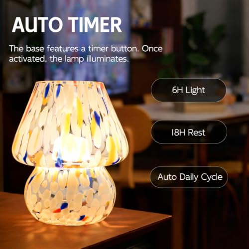 Table Lamp Mushroom lamp Blue