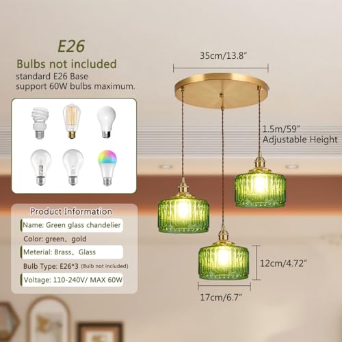 3 Light Modern Chandelier Pendant Light