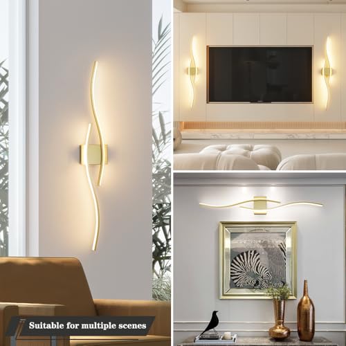 Modern Gold Bathroom Light Fixtures