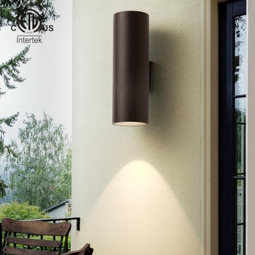 18" Modern Outdoor Porch Light 2 Lights (2 Count)