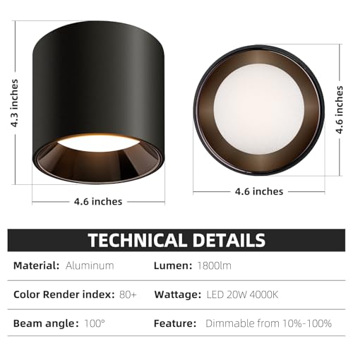 Hallway Light Flush Mount Modern LED Ceiling Light Fixtures for Kitchen Entryway