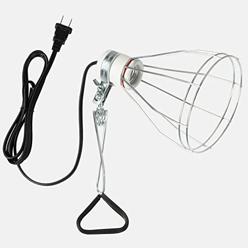 Sturdy Steel Cage Clamp Lamp