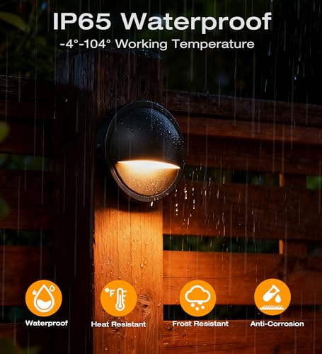12 Pack] 3CCT Low Voltage LED Deck Lights Outdoor (12 Count)