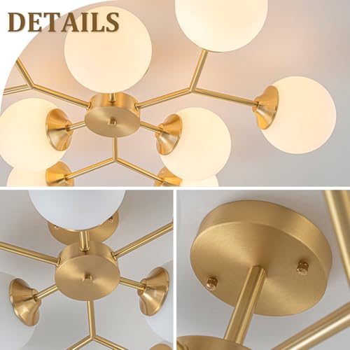 31.5" Sputnik Ceiling Light Fixture