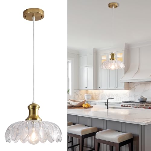 Vintage Gold Pendant Light Fixture