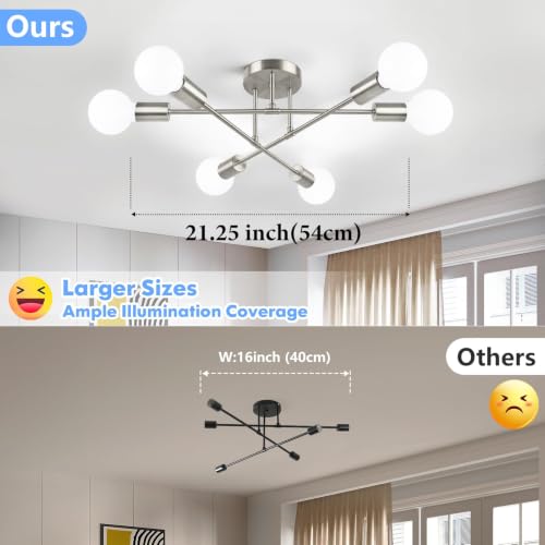 Modern Sputnik Chandelier