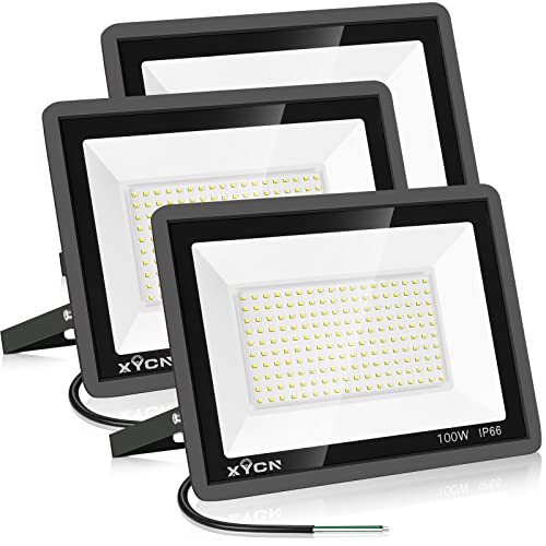 3 Pack 100W LED Flood Light (3 Count)