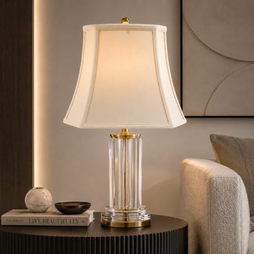 BSO-710-12EG Rectangle Cut Corner Basic Lamp Shade, (5x6.5) x (8x12) x 10, Eggshell