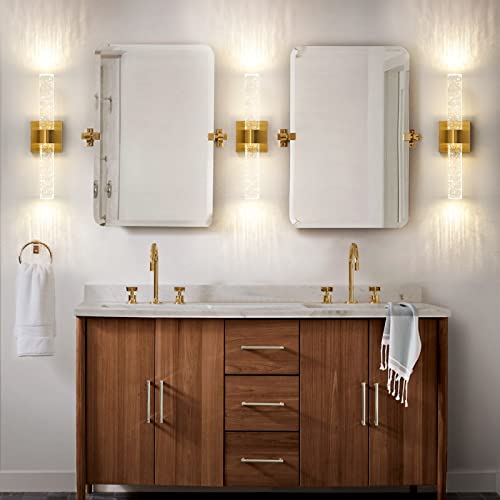 Gold Wall Sconces Set of Two