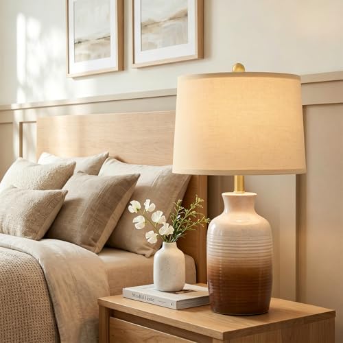 24'' Farmhouse Handcrafted Table Lamp for Living Room