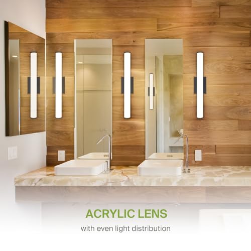 24" LED Linear Vanity Light Fixture (4 Count)