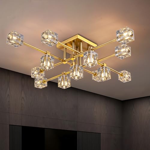Semi Flush Mount Ceiling Light Fixture (13 Count)