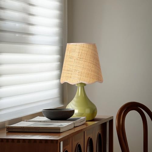 Green Small Touch Control Table Lamp for Bedroom