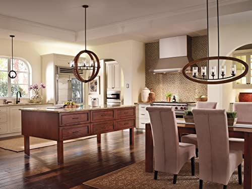 Grand Bank 8 Light Oval Chandelier