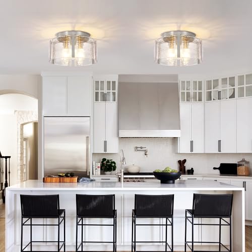 14" Modern Semi Flush Mount Ceiling Light