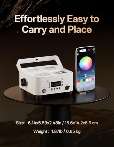 40W Wireless Rechargeable Stage Lights