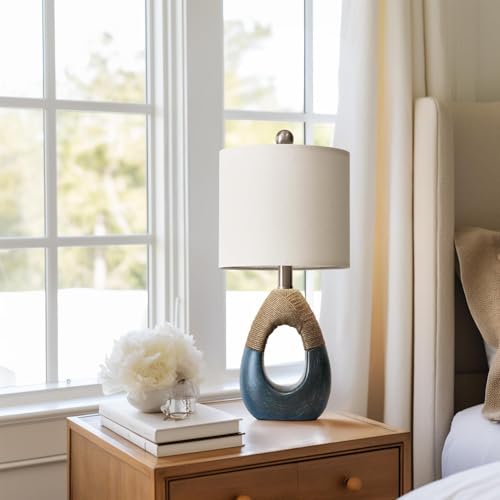 19" Boho Bedside Lamps Set of 2 (2 Count)