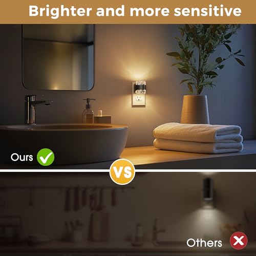 Night Light RGB Bubble Night Lights Plug into Wall (2 Count)