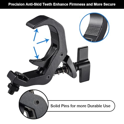 Truss Clamp Stage Lights Clamps Black (4 Count)